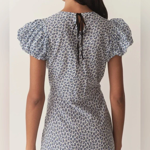 NWT Doen Romina Dress in Cornflower Hillside Bloom - Picture 4 of 11